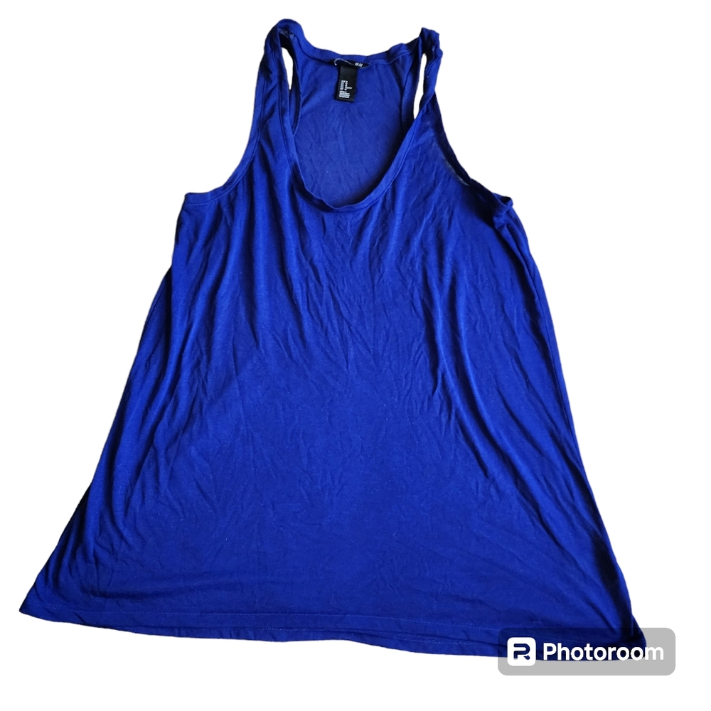 Royal blue H&M flowy tank